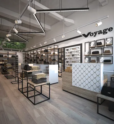 Дизайн магазина кожгалантереи Voyage | Формула пространства