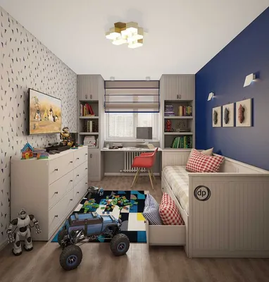Дизайн детской комнаты 10 кв. м. - 100 фото красивого оформления