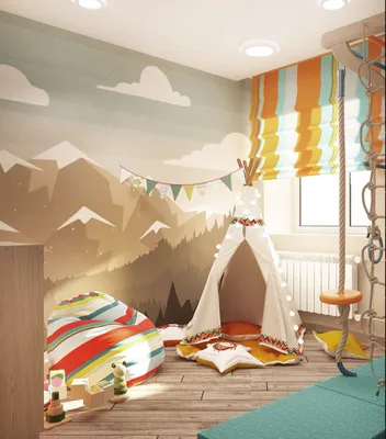Дизайн-проекты детских комнат: фото интерьера