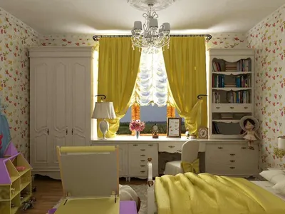 Дизайн детской комнаты 12 кв м » Картинки и фотографии дизайна квартир,  домов, коттеджей
