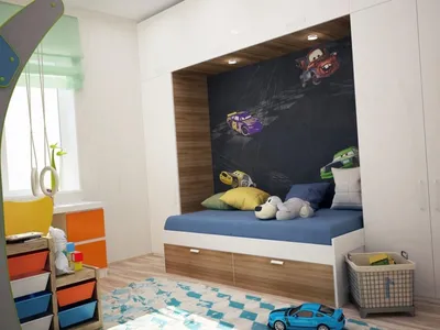 Современная комната для мальчика 5-7 лет (25 фото)