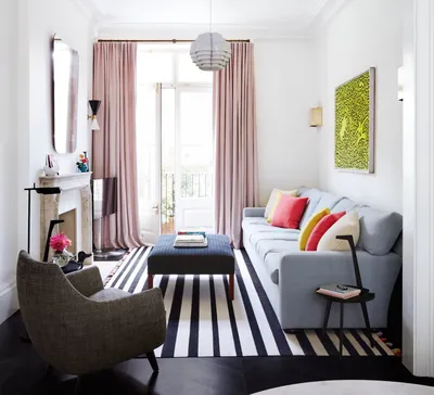Интерьер маленькой гостиной: уютный и современный дизайн комнаты, фото