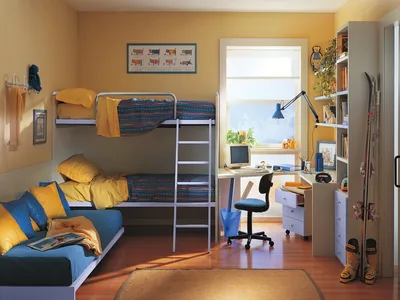 Детские комнаты 10 кв. м фото дизайна интерьера - Интернет-журнал Inhomes
