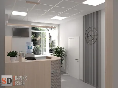 Современный дизайн интерьера клиники | Simpeks Design