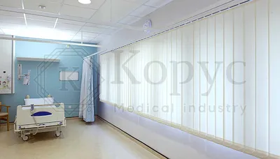 Вертикальные жалюзи для медицинских учреждений SP-Design на заказ купить в  Москве по доступным ценам - Корус-Мед