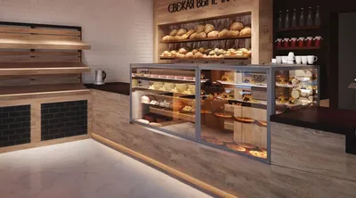 Мебель для мини пекарни | Пекарня, Дизайн кондитерской, Пекарни