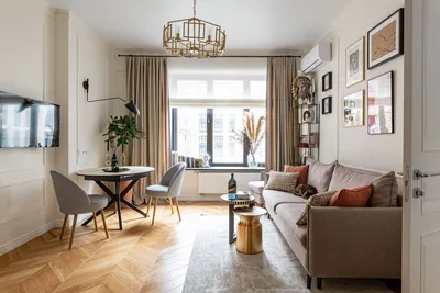 Дизайн интерьера однокомнатной квартиры: как красиво обустроить однушку -  статьи про мебель на Викидивании