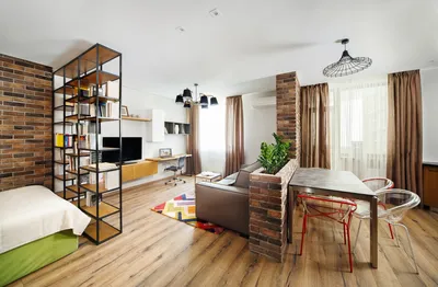 Лучшие идеи для интерьера однокомнатной квартиры - статьи про мебель на  Викидивании