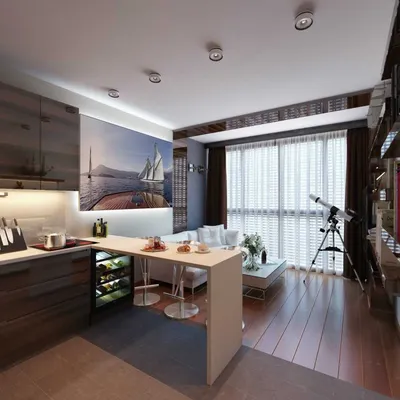 Дизайн-проект квартиры 43 кв.м 1 комната от СК Новая Москва