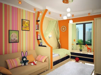 Дизайн интерьер детской комнаты » Картинки и фотографии дизайна квартир,  домов, коттеджей