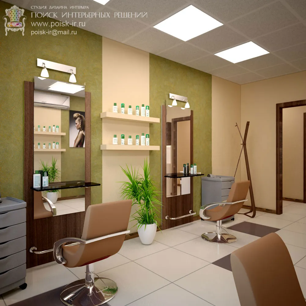 Дизайн парикмахерских салонов (56 фото)