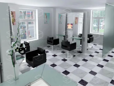 Визуализация салона - парикмахерской 4 | 3D Architect
