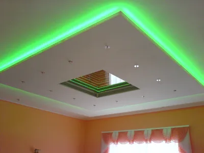 Как сделать потолок из гипсокартона с подсветкой, рекомендации