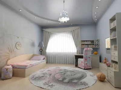 Дизайн потолка в спальне: подвесной из гипсокартона, варианты интерьера с  гкл