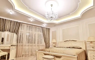 Дизайн потолка в спальне — INMYROOM