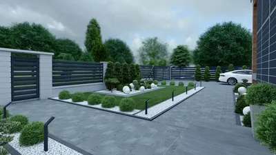 3D дизайн визуализация, проектирование двора, брусчатки - Дизайн / архитектура Львов на Olx