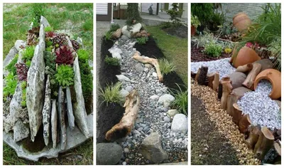 Как украсить двор камнями | 45 идей волшебных миниклумб, которые можно сделать своими руками Семья и дом