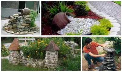 Как использовать камни для декора двора и цветника. 70 свежих стильных фото-идей для вдохновения Семья и дом