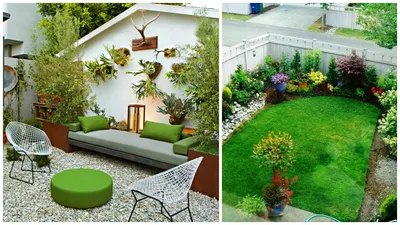 Ландшафтный дизайн двора: 30 фото-идей | Идеи декора