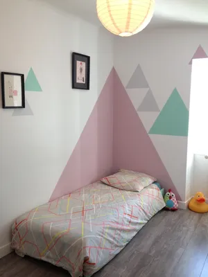 8 идей оригинальной покраски стен | Kids room design, Kid room decor, Girl  room