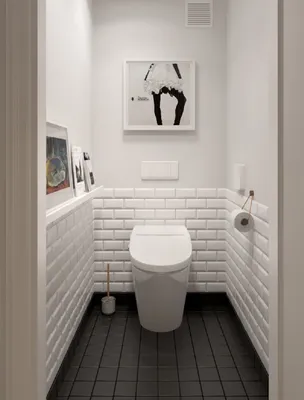 белая отделка туалета - Ремонт без проблем