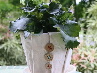 10 простых способов украшения цветочных горшков. Декорирование кашпо своими  руками. Фото — Ботаничка