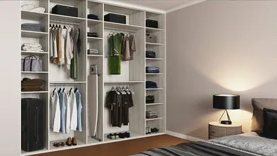 Примеры дизайна шкафов-купе в спальню | подборка современных изделий и  внутреннего наполнения