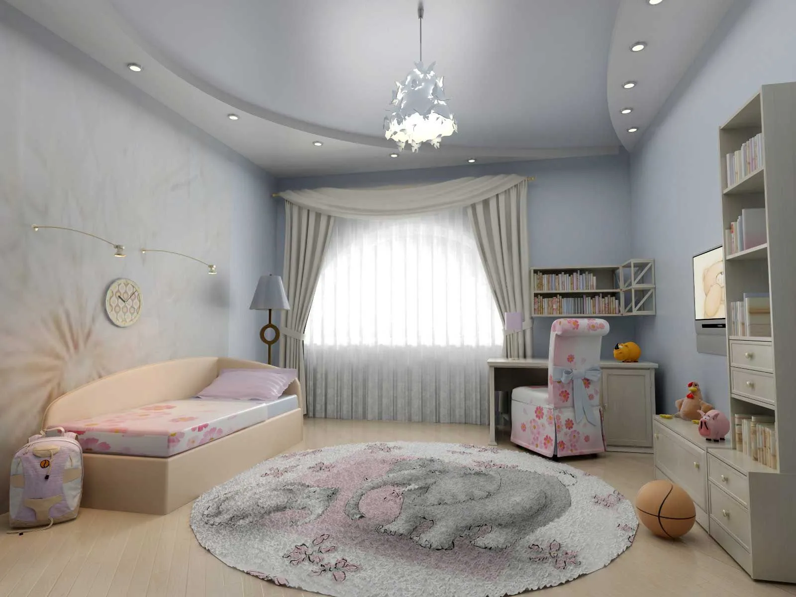 Натяжной потолок в детскую комнату в Минске - цены, фото, отзывы