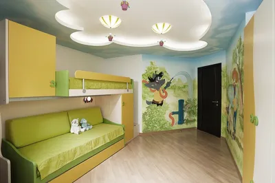 Ремонт в детской комнате - 72 фото