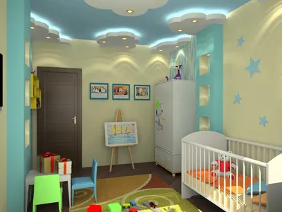 Потолок из гипсокартона в детской комнате: за и против - Студия натяжных  потолков Reopri