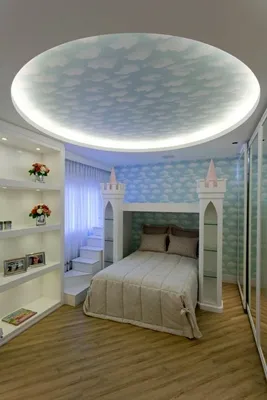 100 лучших идей дизайна: потолок в детской комнате фото