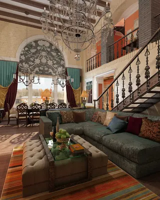Дизайн: Семь идей для гостиной в восточном стиле :: Ваш дом :: РБК  Недвижимость