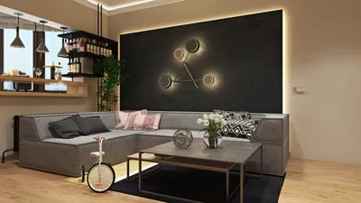 Дизайн-проект интерьера 3-х комнатной квартиры 85 кв.м. в доме серии п-44т  в Москве с фото - Портфолио Perspace