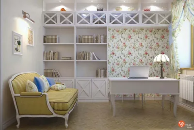 Женский кабинет в стиле Кантри! | Дизайн дома, Интерьер, Комнатные идеи