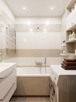 Дизайн ванной комнаты 3 кв.м. в бежевых тонах - фото | Apartment bathroom  design, Bathroom design small, Bathroom design