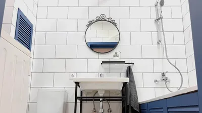 Вагонка и плитка в ванной комнате (69 фото)