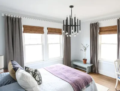 Тренды дизайна штор спальню в 2020 году - лучшие решения для интерьера на  фото от SALON