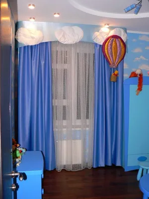 Яркие шторы в детской комнате мальчика | www.estet-dekor.ru | Детские шторы,  Современные шторы, Яркие шторы