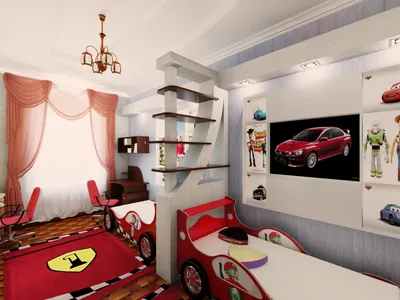 Интерьер детской комнаты для двух мальчиков разного возраста: фото, дизайн  | DomoKed.ru