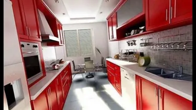 Дизайн узкой и длинной кухни | Ремонт квартиры своими руками