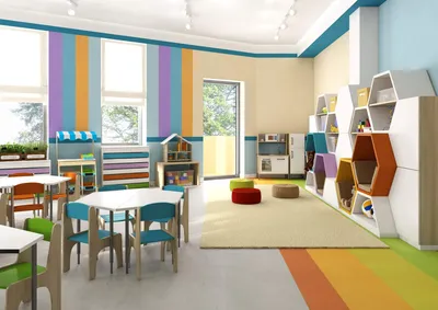 Детский сад дизайн интерьера - 64 фото