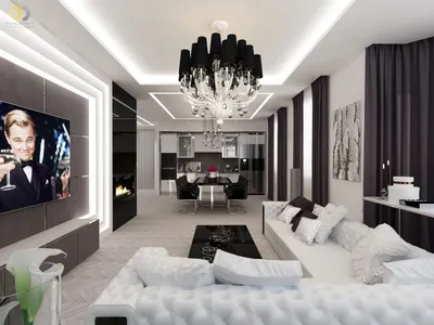 Дизайн интерьера квартиры в современном стиле, реальные фото 2022