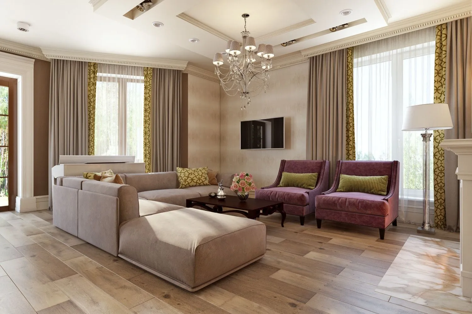 Гостиная с двумя диванами: руководство по декорированию и меблировке вашего пространства