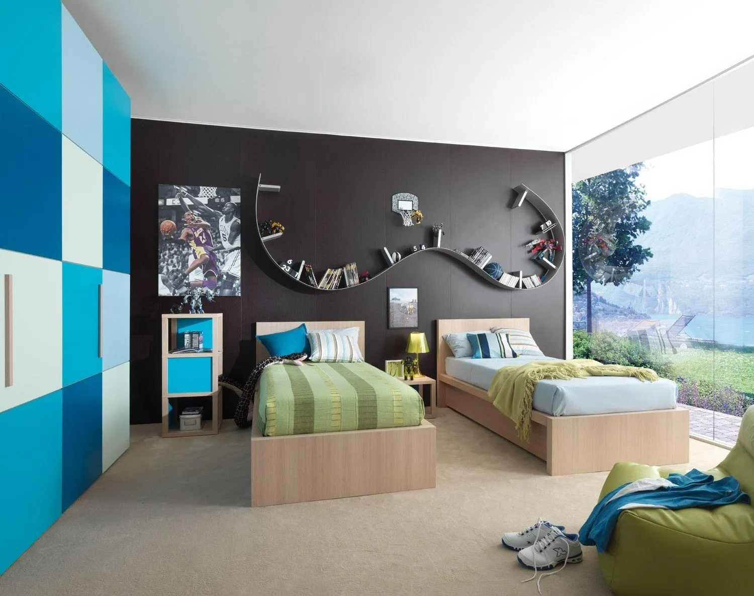 Комната кид. Современные детские комнаты. Комната для подростка в современном стиле. Интерьер детской для подростка. Современная спальня для мальчика.