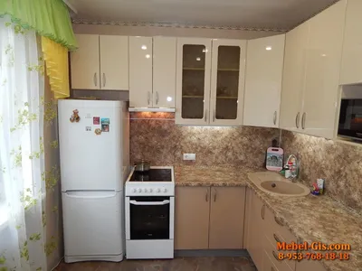 Кухня с фасадами металлик, Бердск, Советская 42
