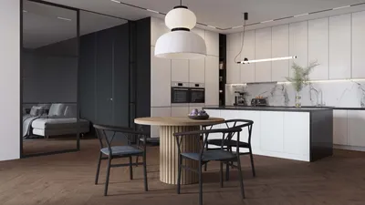 Дизайн кухни-гостиной: стили интерьера и фото примеров кухонь совмещенных с  гостиной