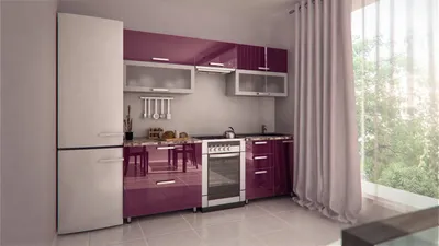 Фиолетовая кухня: реальные фото, примеры образов в интерьере, отзывы