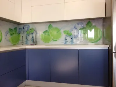 Скинали из стекла с печатью - Лаймы и Лёд | Kitchen cabinets, Home decor,  Decor