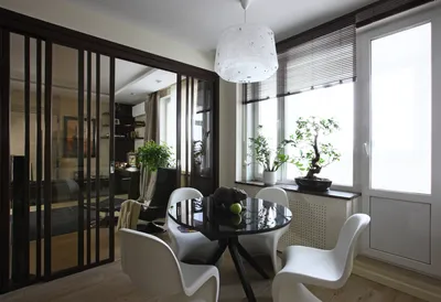 Дизайн кухни 9 кв м с балконом - фото интерьера и идеи дизайна кухни с  выходом на балкон | Houzz Россия