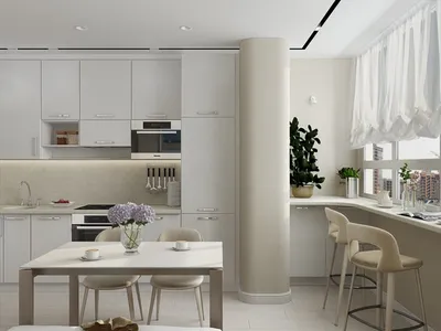 Кухня совмещенная с гостиной 2023: в квартире, в частном доме, интересные  идеи интерьера, планировка с зонированием, реальные фото
